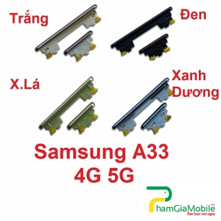 Nút Nguồn Nhựa Âm Lượng Ngoài Samsung Galaxy A33 4G 5G Original Power Button + Volume Control Button Nút Nguồn Nhựa Âm Lượng Ngoài Samsung Galaxy A33 4G 5G Original Power Button + Volume Control Button